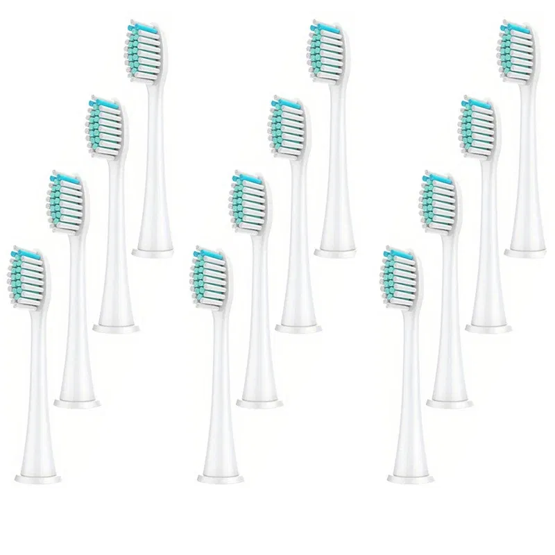 Color: Brown - Electric toothbrush replacement head, Philips Sonicare toothbrush head, sonic vibration cleaning toothbrush head