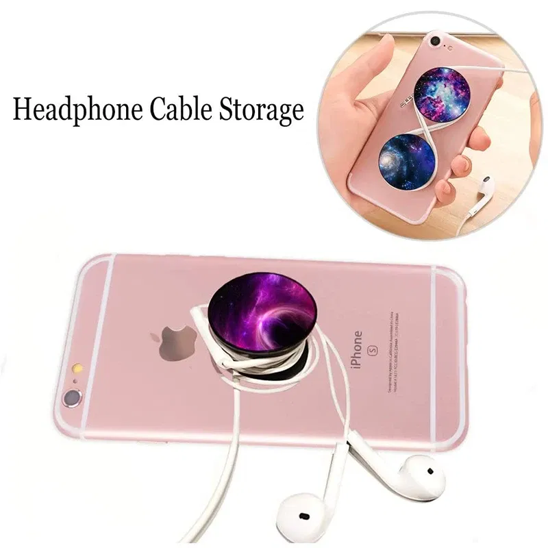 Color: Sapphire - New Popular Marble Phone Holder Support Smartphone Popping Phone Holder Pocket Socket Stand for Phones and IPad accessories