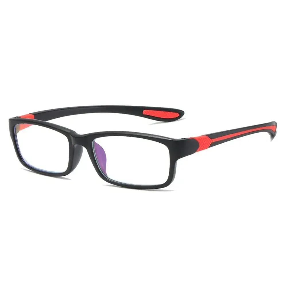 Frame Color: Yellow, Eye Prescription: +150 - Reading Glasses Men Fashion Sports Anti-blue Light Blocking Reading Eyewear Grey Red TR90 Frame Presbyopia Eyeglasses