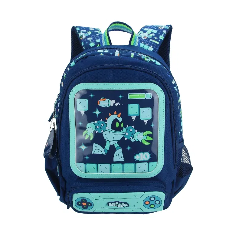 Color: Chocolate Color - Australia smiggle original children's schoolbag girls Gabby shoulder backpack Kawaii 3-7 year modeling bags 14 inch