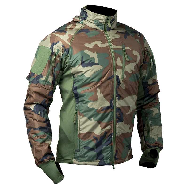 Color: Brown, Size: XXL - Mege Men's Tactical Jacket Coat Fleece Parka Outdoor Outwear Lightweight Gear