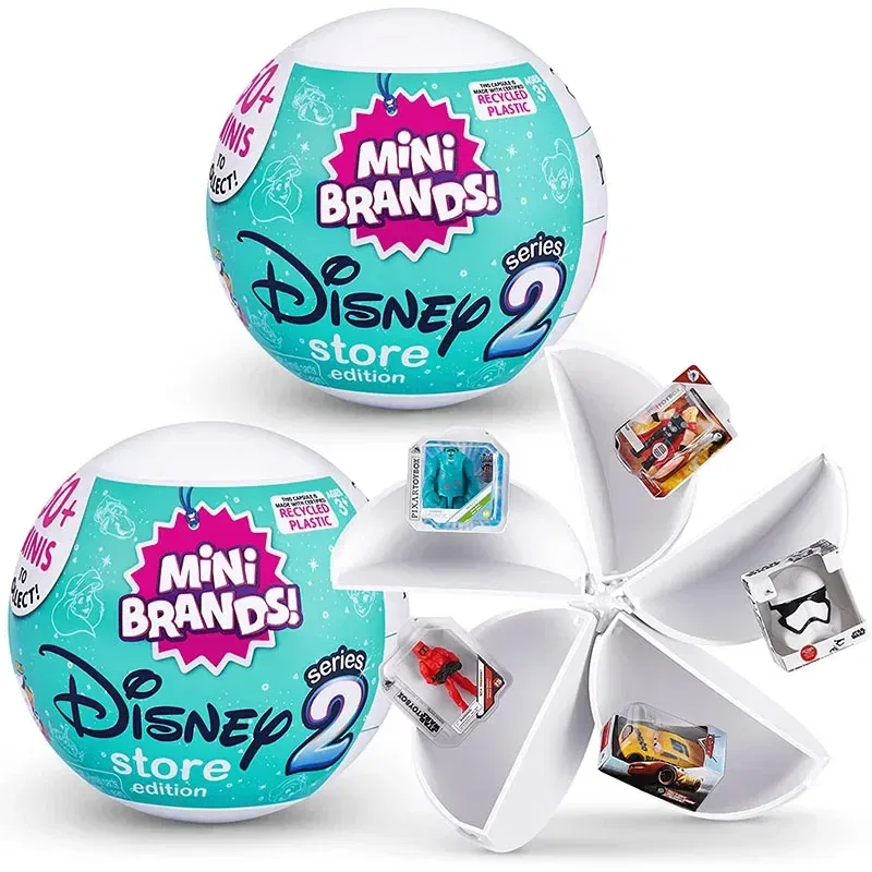 Color: WHITE - 5 Surprise DISNEY Mini Toy Brands Mystery Capsule Collectibles Toys Blind Ball Children's Gift