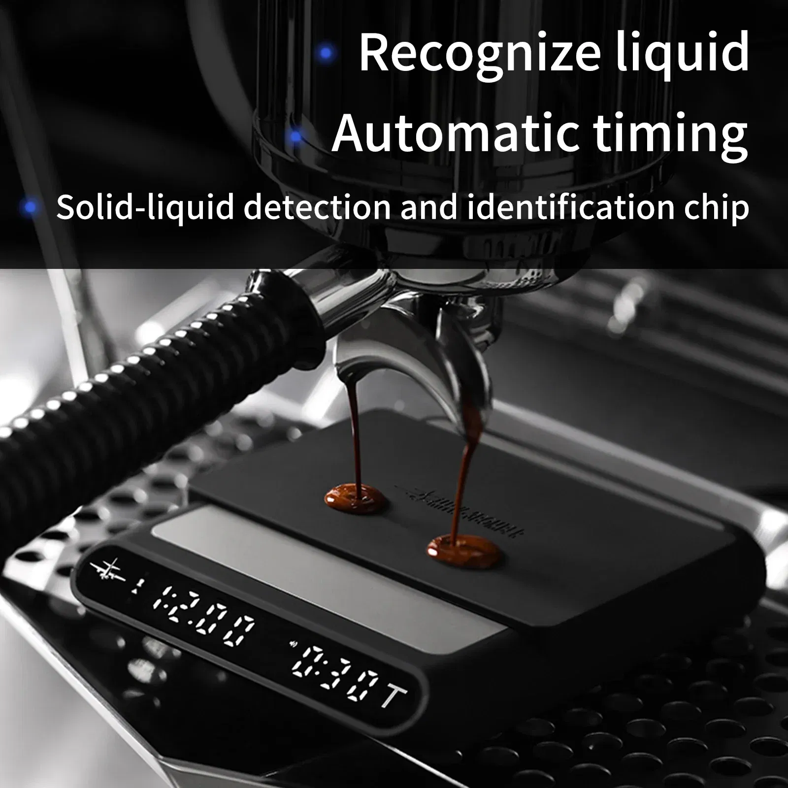Color: LIGHT BLUE, Ships From: CHINA, Load Bearing: 3Kg - MHW-3BOMBER Smart Drip Espresso Coffee Scale with Auto Timer USB Charging Kitchen Electronic Scale Cafe Home Barista Accessories