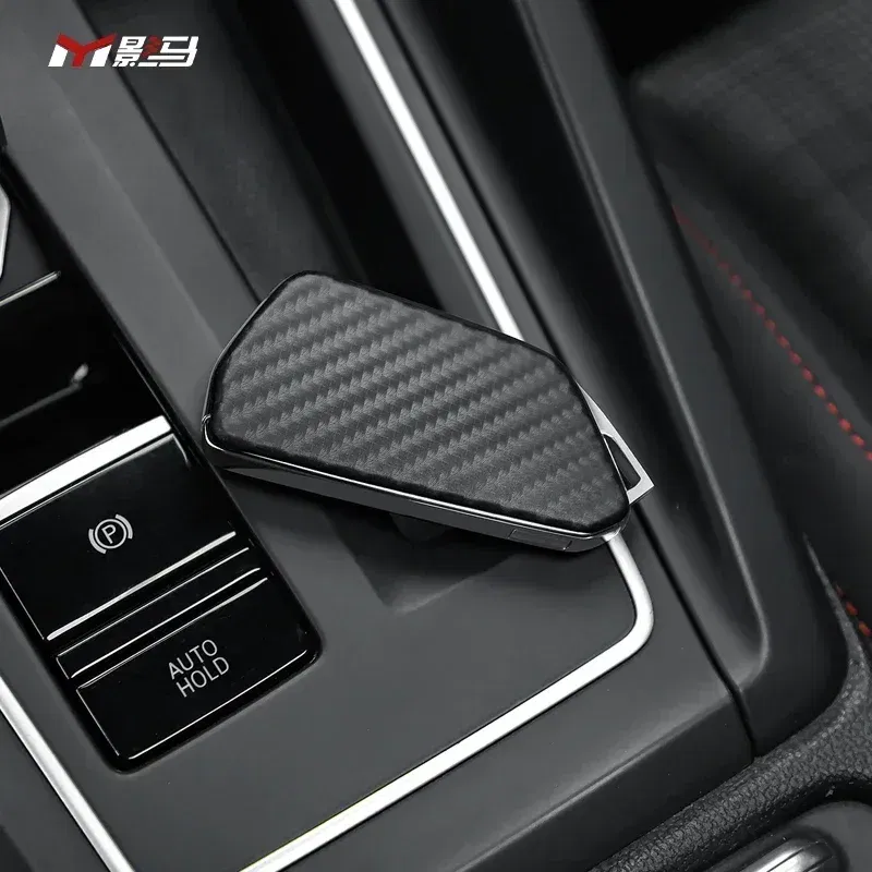 Color Name: WHITE - Car Key Replace the rear cover of the original car Back Cover shell For vw golf 8 Lamando L Weiran ID3/4/6 Tour car accessory