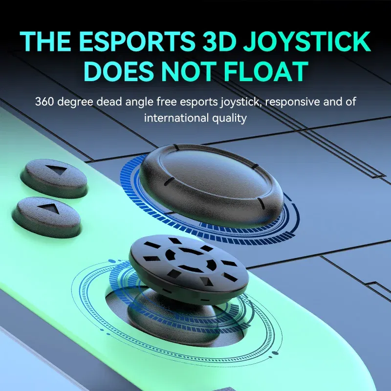 Color: grey - STORM WYRM Bluetooth Joystick for Switch NS Game Left and Right Wireless RGB With Light Small Handle JOY-02