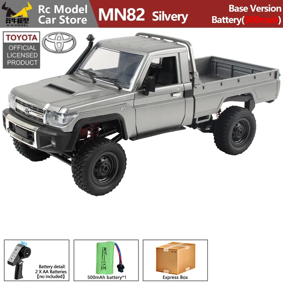 Color: army green - MN MODEL 1/12 4X4 Remote Control Diving Off-road Car Retro LC79 Truck Climbing All Terrain Vehicle Rock Crawler Toy for Adult