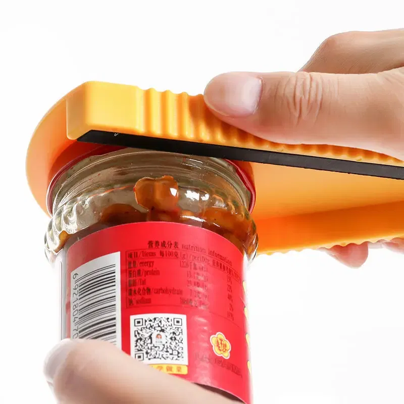Color: green - Can Opener 5 In 1 Multi Function Jar Opener Twist Off Lid Quick Opening Cooking Everyday Use Bottle Opener Kitchen Accessories