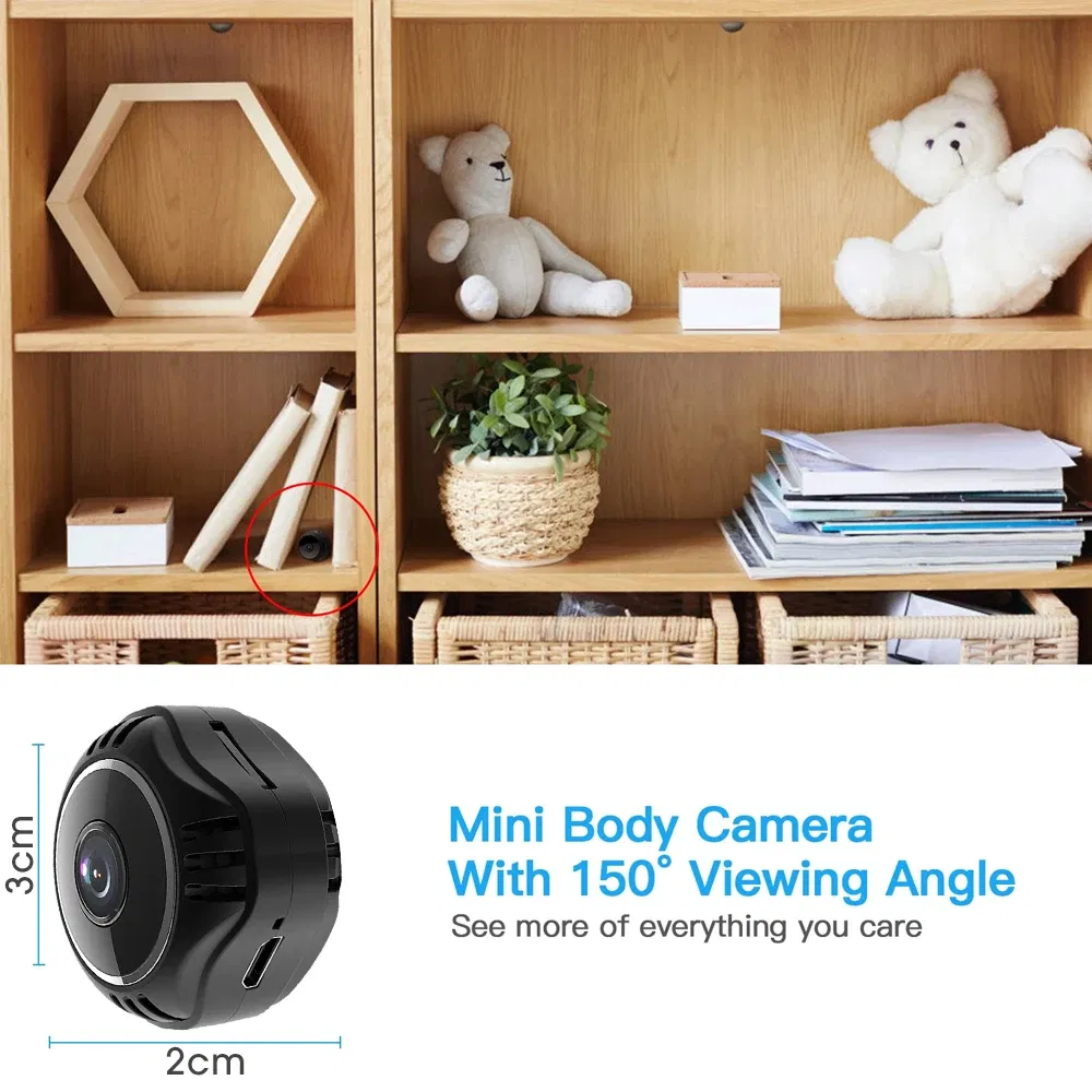 Sensor Size: 1/3" - X5S 1080P IP Camera Voice Recorder Remote Control Wireless Security Video Camcorders Night Vision Mini Security Wifi Camera