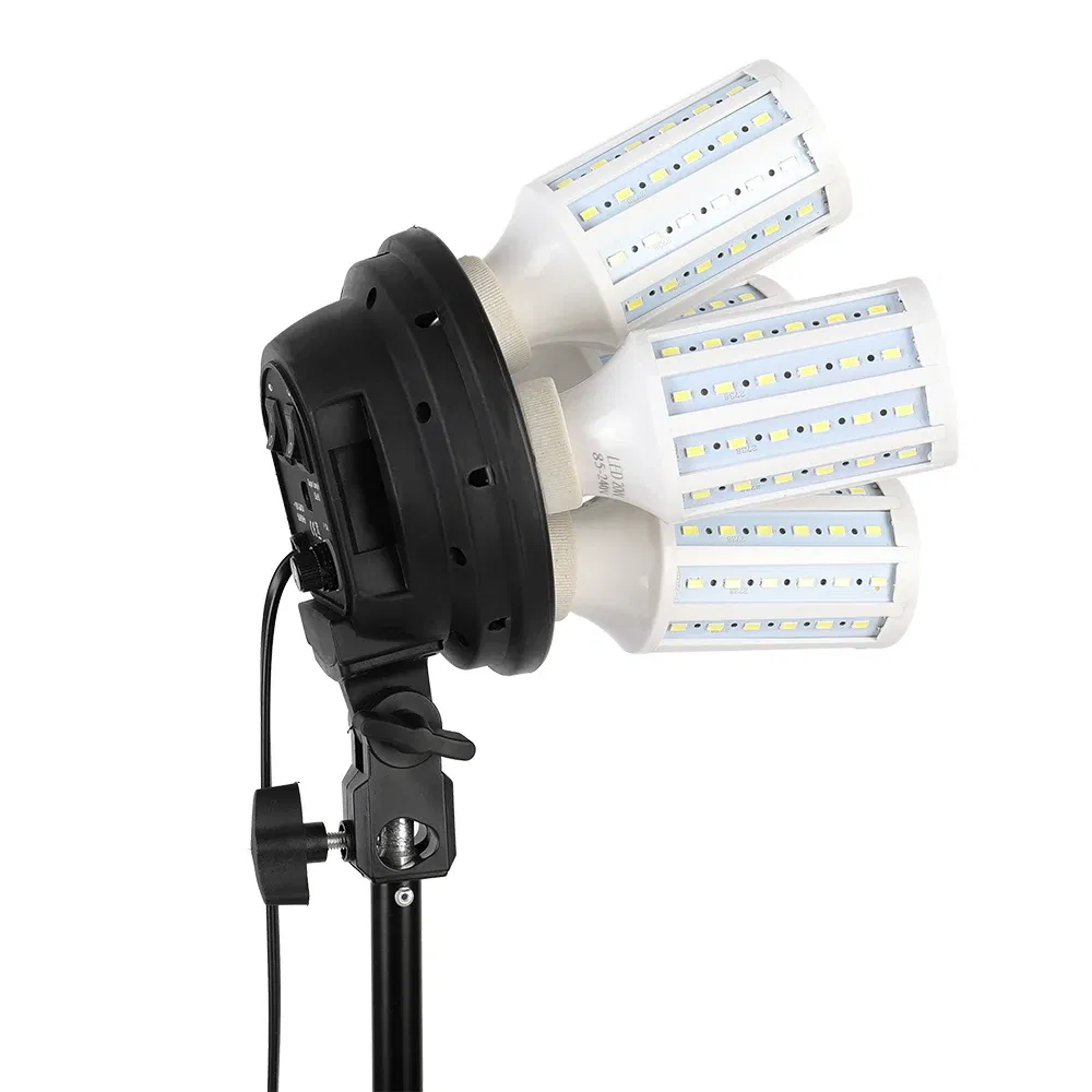 Color: grey, Ships From: CHINA - Photography 50x70CM Softbox Lighting Kits Professional Light System With E27 Photographic Bulbs Photo Studio Equipment