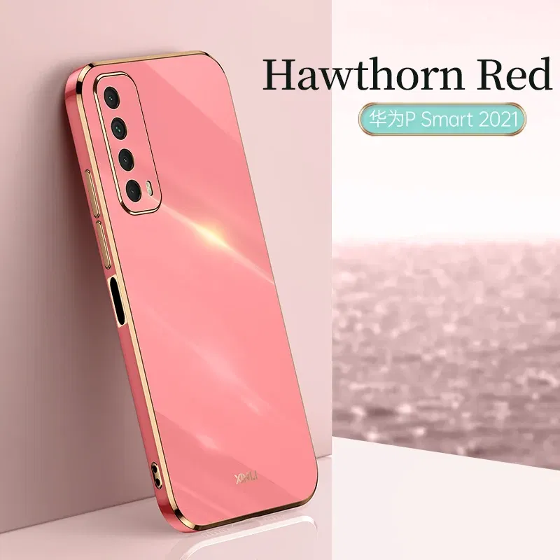 Color: PURPLE, Material: tpu - For Huawei P Smart 2021 Case High Quality Soft TPU Case For Huawei P Smart 2021 Anti-fall Anti-fingerprint Camera Protection