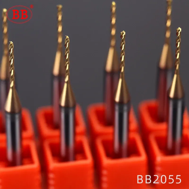 Hole Diameter: LENGTH - BB 0.3~2.02mm Micro Drill Solid Carbide Bit Mini CNC Hole Making 3D Shank Diameter 4mm D4 Metal Steel Plastic 1PCS