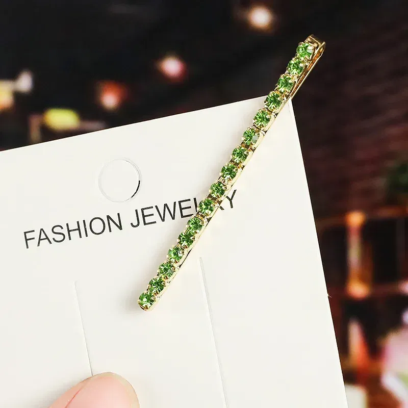 Color: Apricot, Ships From: CHINA - 2020 New Elegant Rhinestone Hairpins Women Girls Hair Clips Pin Accessories Hair Ornaments Hairclip Hairgrip Barrettes Headdress