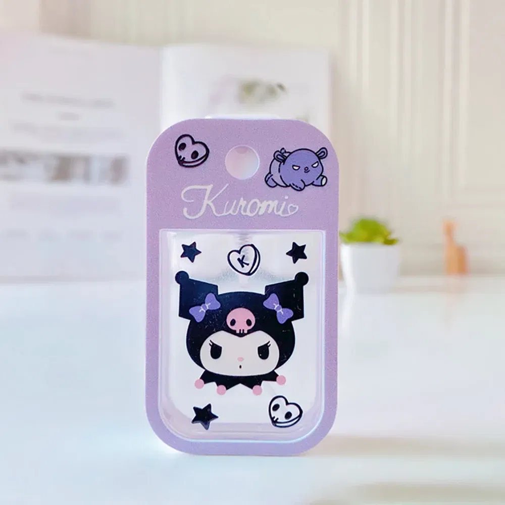 Color: Yellow - Sanrio Travel Perfume Bottle Refillable Melody Alcohol  Bottle Kawaii Kuromi Cinnamoroll  Gifts Boys Kids Girls Childrens