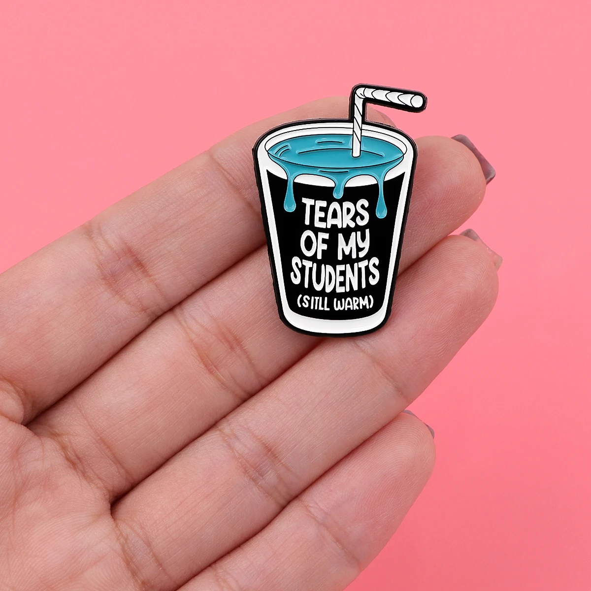 Students Tears Enamel Pin Brooch Pines Lapel Pins Badge on Backpack Clothing Accessories Funny Jewelry Teacher Student Gifts