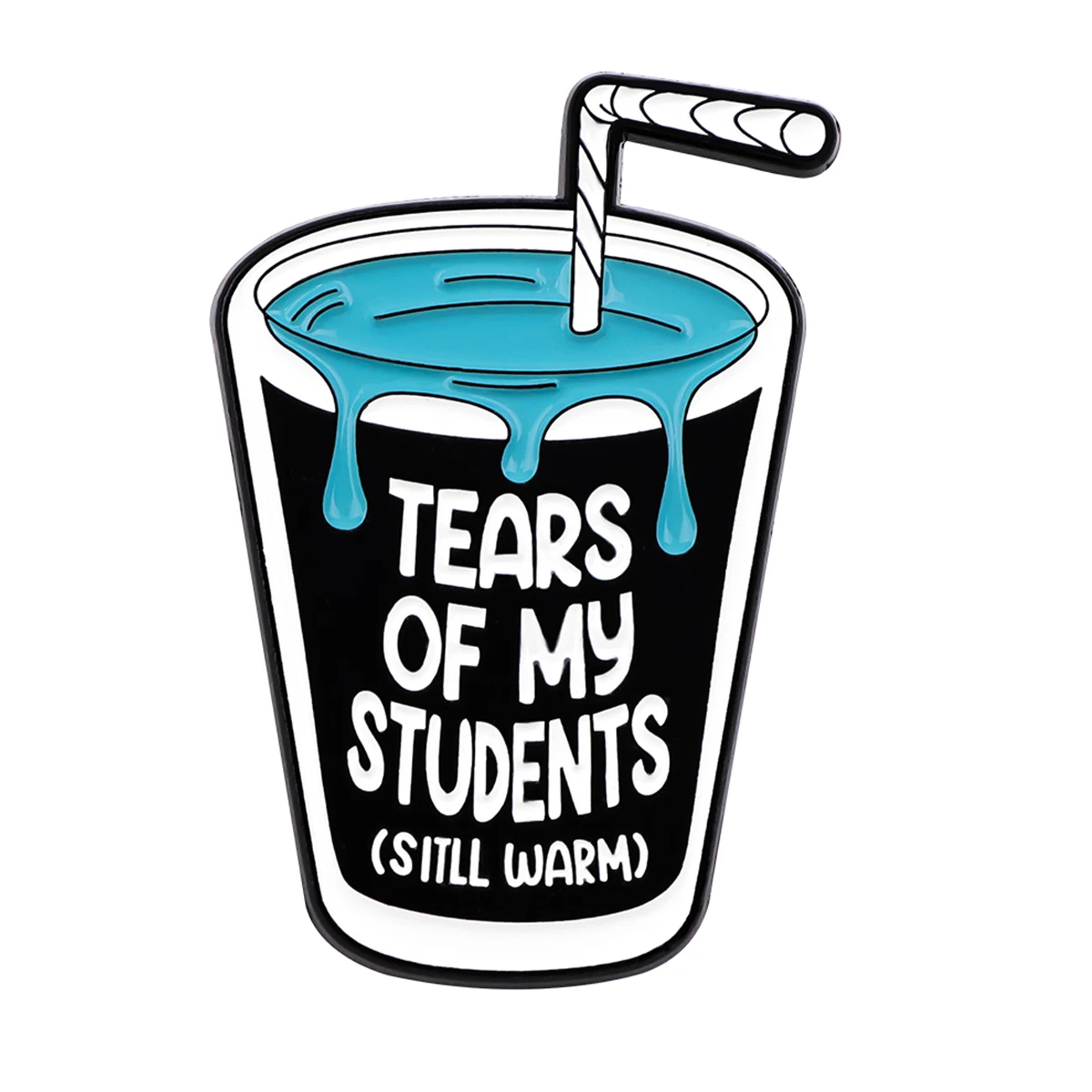 Students Tears Enamel Pin Brooch Pines Lapel Pins Badge on Backpack Clothing Accessories Funny Jewelry Teacher Student Gifts