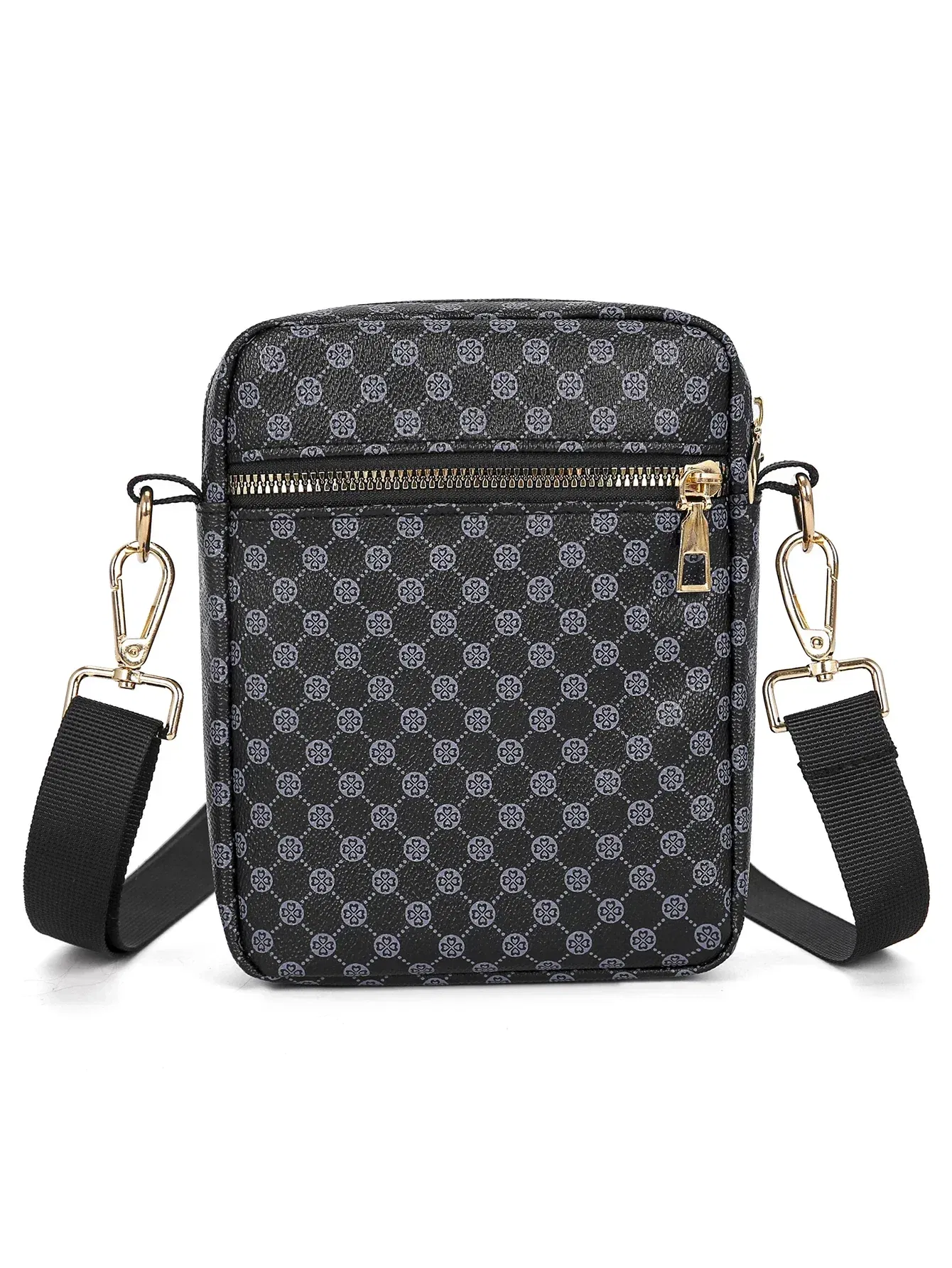 Color: WHITE - VC Men's Classics Mini Shoulder Bag Coin Purses Lightweight PU Leather Shoulder Bags for Men Small Men Crossbody Bag