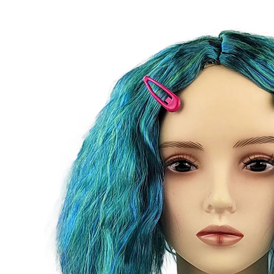 Color: Yellow - Exclusive Masquerade Joy Sadness Envy Disgust Multiple Styles Wig with Headpiece and Waterdrop Clips Elevate Your Costume Game