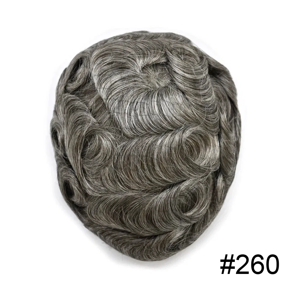 Toupee Color: 5R#, Toupee Density: 90%, Length: 6 inches, Ships From: CHINA, Toupee Size: 8x10 - Men Toupee Hair Systems Ultra Thin Skin 0.06MM V-LOOP Capillary Prosthesis Invisible Hairline Real Human HairPieces Hair Units