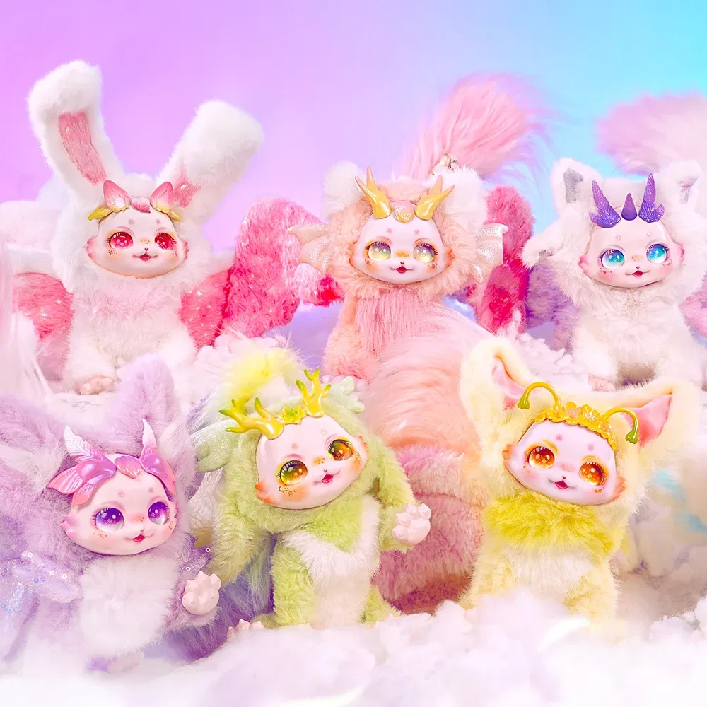 Color: Yellow - ICY DBS Dream Fairy MayTree OB11 Plush Doll Skeleton Joint Toy Mysterious Surprise Gift Plush Collection Kawaii Toy Gift