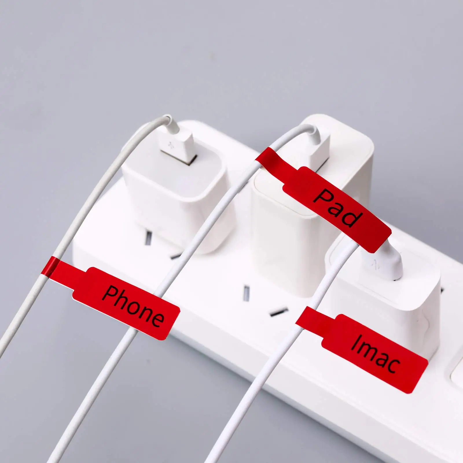 Color: Y - NIIMBOT Sticker Self-adhesive Label Thermal Papers for D11 D101 D110 Mini Printer White Colorful Waterproof Cable Tape Rolls