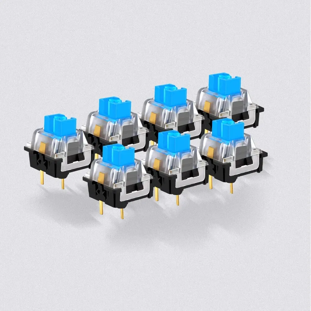 Color: Khaki, Axis Body: BLACK SWITCH - REDRAGON SMD RGB MX Switch 3Pin Clicky Linear Tactile Silent Red Blue Black Brown Purple Switche For Backlit Mechanical Keyboard