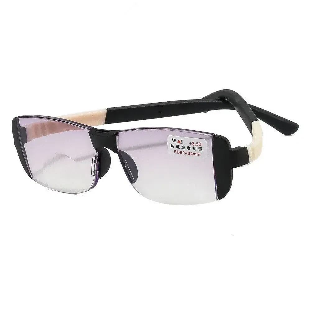 Frame Color: black, Eye Prescription: +300 - Fashion Anti-Blue Light Reading Glasses Urltra-Light Eye Protection Men Women Elegant Comfortable Eyeglasses Unisex Glasses