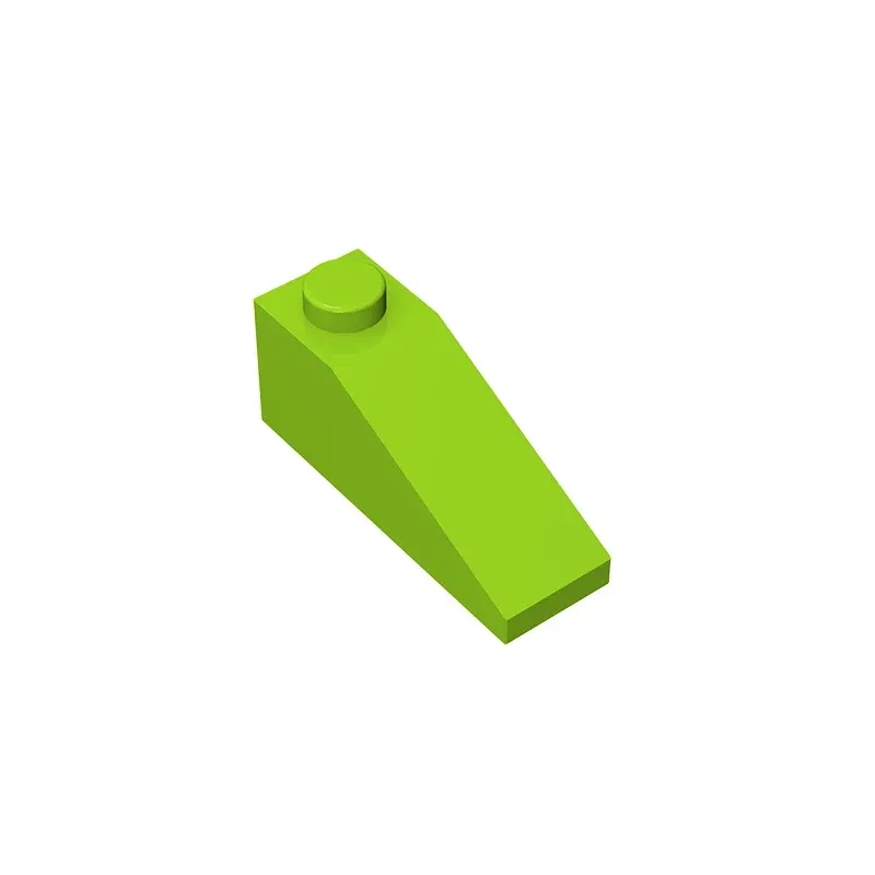 Color: green - Gobricks GDS-586 Slope 33 3 x 1 compatible with lego 4286 pieces of children's toys Building Blocks Technical Assembles