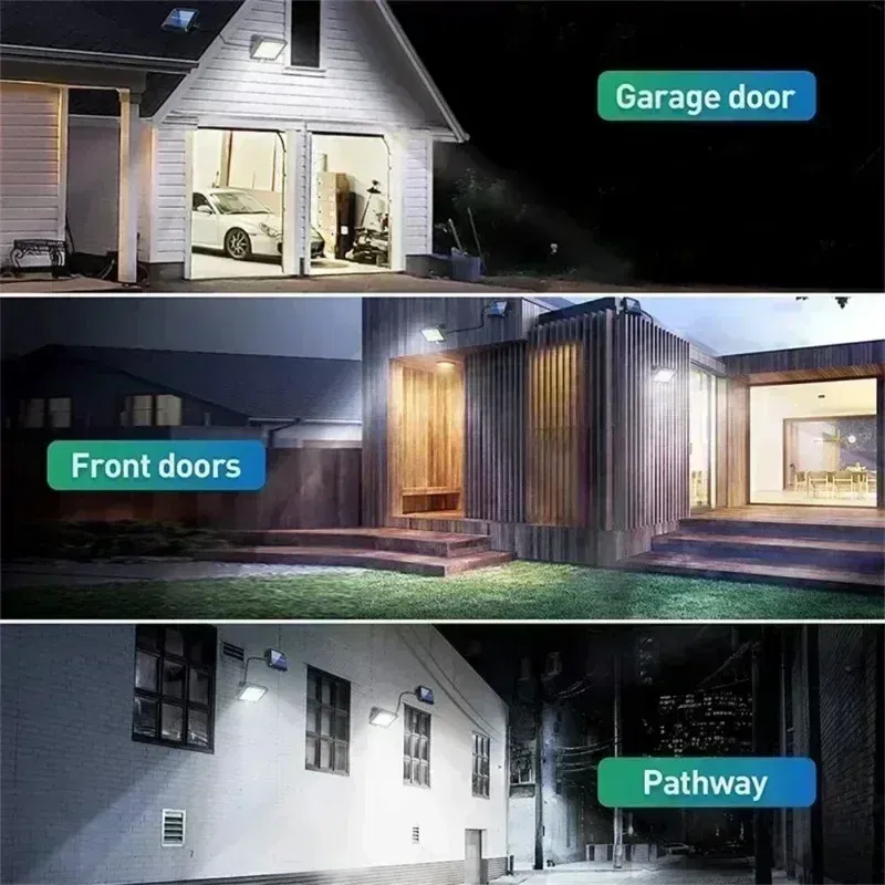 Emitting Color: pink - COB LED Solar Light Outdoor PIR Motion Sensor Solar Waterproof Wall Emergency Street Light Garage Lighting Patio Security Lights