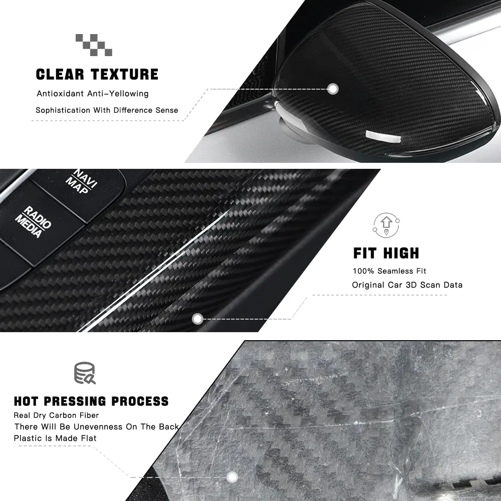 Color Name: APRICOT - Carbon Fiber Car Stickers For Mercedes Benz Accessories AMG/A Class/CLA 35 Center Console Gear Air Conditioning Outlet Cover