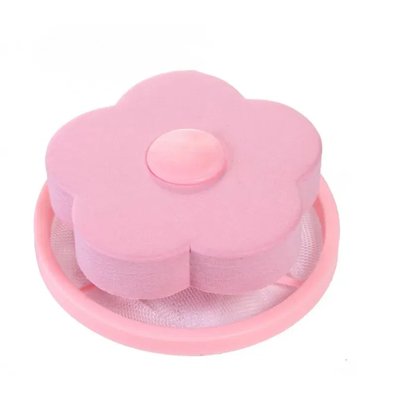 Color: Dark Grey - Laundry Ball Floating Pet Fur Lint Hair Catcher Clothes Cleaning Ball Laundry Hair Removal Cleaning Mesh Bag For Washing Machine