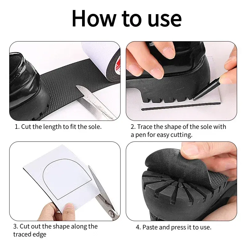 Color: Beige - Anti-slip anti-friction Shoes Sole Patches for repairing holes and protecting soles Suitable for high heels and sports shoes