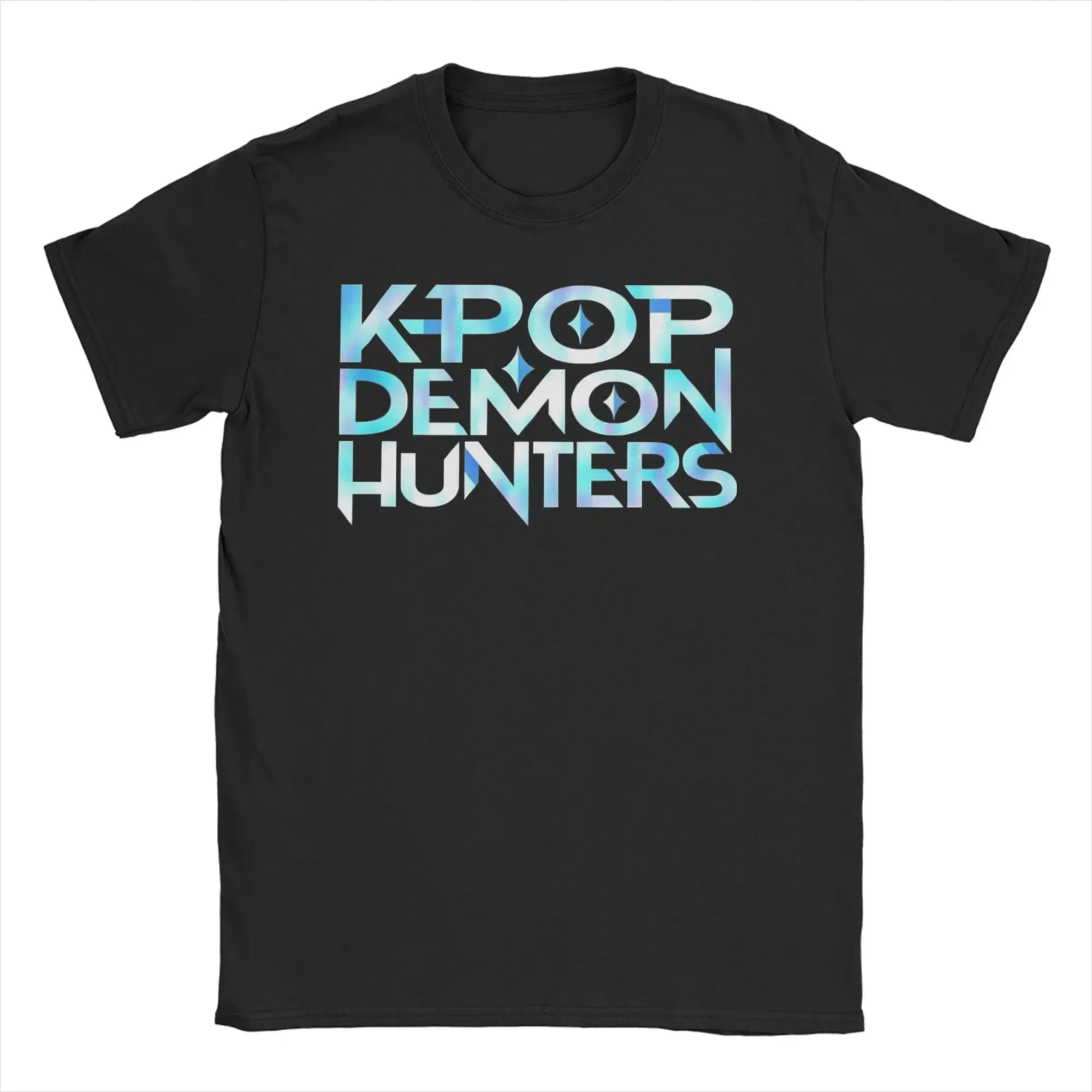 Color: Brown, Size: 6XL - Men Women T-Shirts Kpop Demon Hunters Zoey Huntrix Amazing Cotton Tees Short Sleeve T Shirt O Neck Clothes Printing