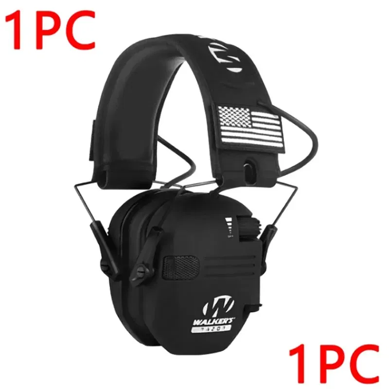 Color: Green - 2024 Earmuffs Active Headphones for Shooting Electronic Hearing Protection Ear Protect Noise Reduction Hunting Headphone