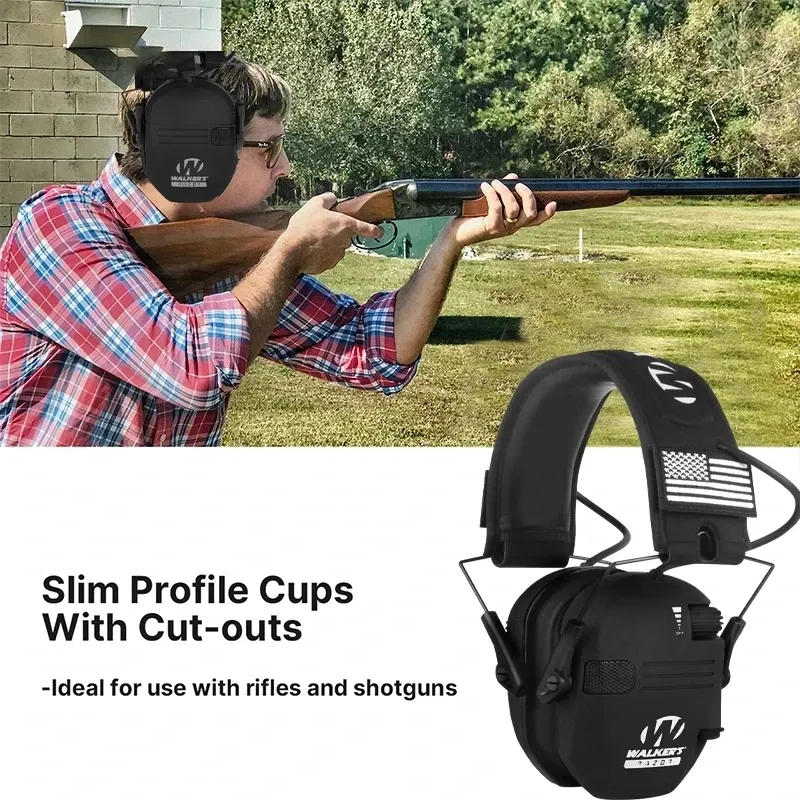 Color: Green - 2024 Earmuffs Active Headphones for Shooting Electronic Hearing Protection Ear Protect Noise Reduction Hunting Headphone