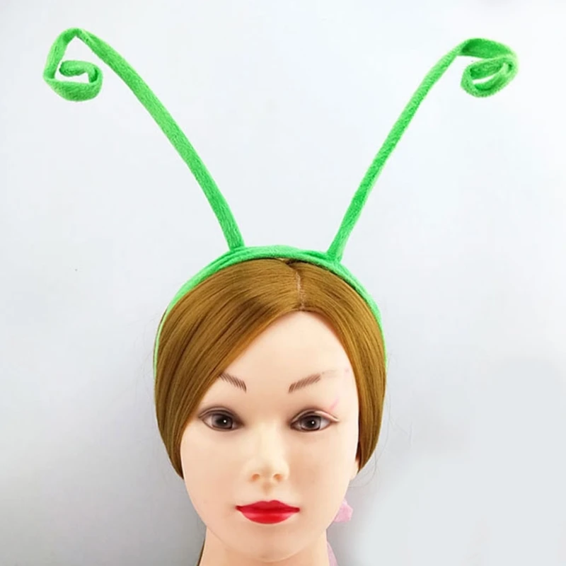 Color: WHITE - Halloween Headband Butterfly Antenna Headband Halloween Party Costume