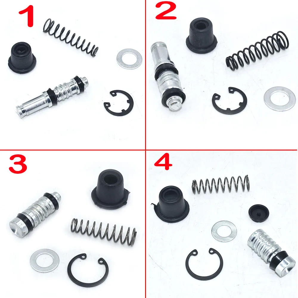 Color: MULTI - Piston Plunger Repair Kits Master Cylinder Piston Rigs Repair Accessories 11mm 12.7mm 14mm Motorcycle Clutch Brake Pump