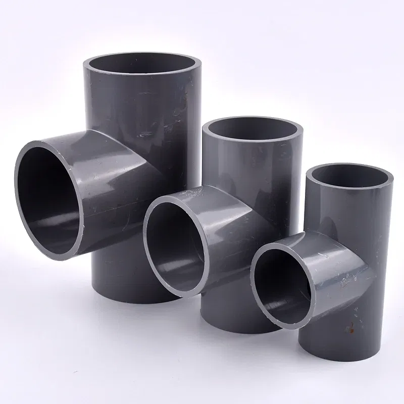 Color: grey, Diameter: 1/2'' - 2~20pcs Inner Dia 20~63mm PVC Pipe Tee Connector Home Garden Irrigation Aquarium Fish Tank Tube Watering Adapter Fittings Joint