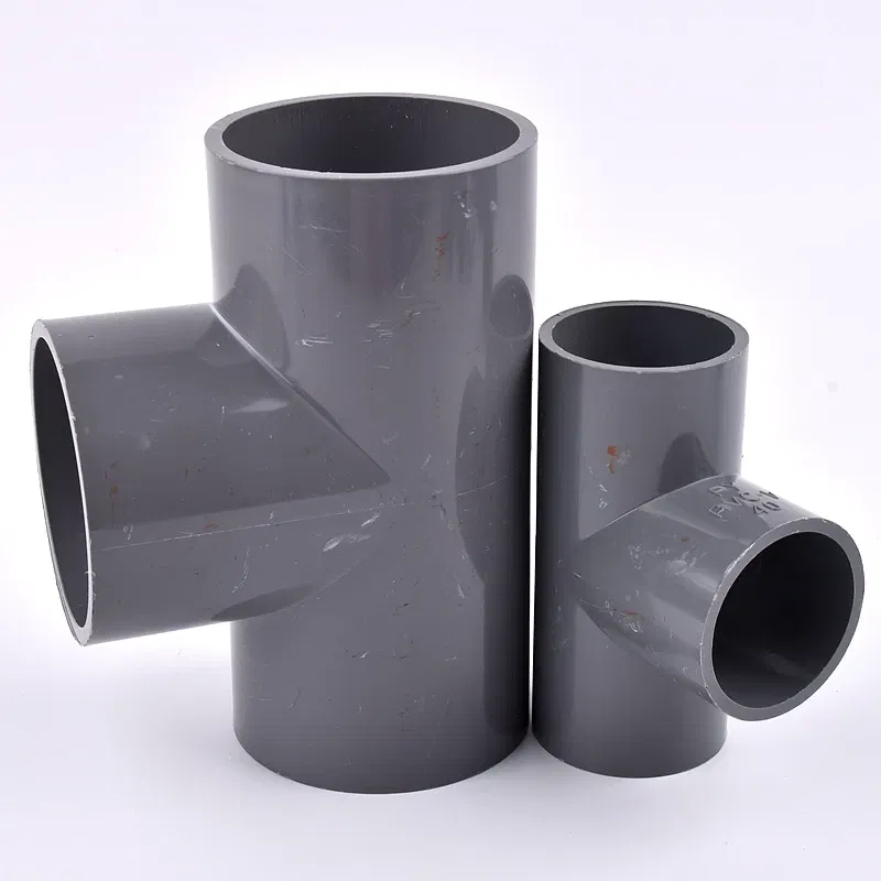 Color: grey, Diameter: 1/2'' - 2~20pcs Inner Dia 20~63mm PVC Pipe Tee Connector Home Garden Irrigation Aquarium Fish Tank Tube Watering Adapter Fittings Joint