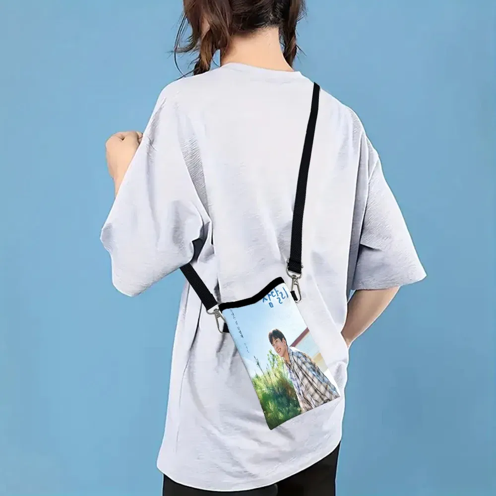 Color: DEEP BLUE, Size: Extra Large - Ji Chang Wook Phone Bag Adjustable and Detachable Strap Designed for Women Crossbody Convertible ShoulderBag3.3