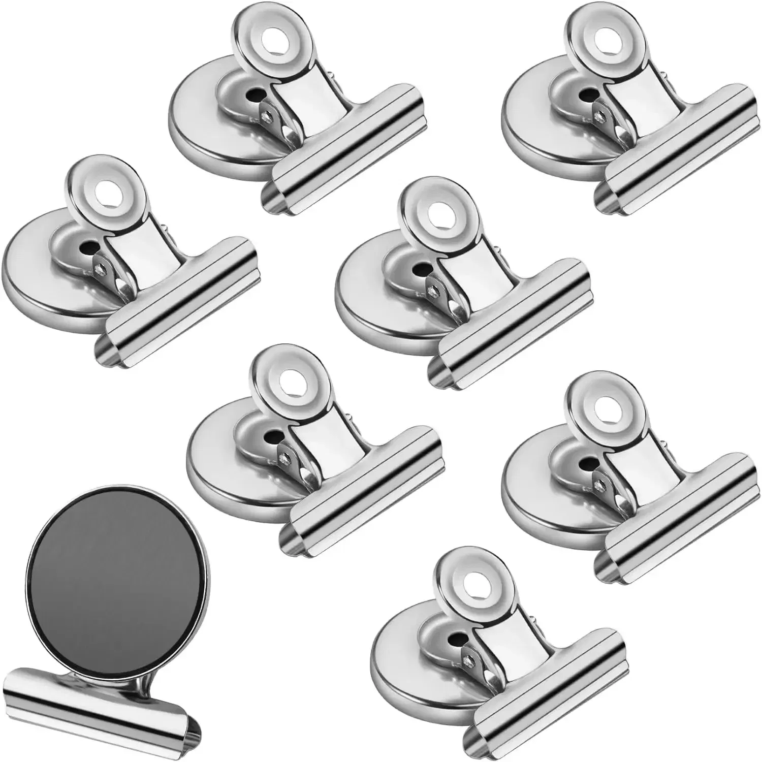 Color: Bronze - Strong Magnets Magnetic Clips Bulldog Clips Heavy Duty Magnetic Clips Perfect for Whiteboard Magnets Photo Displays Home