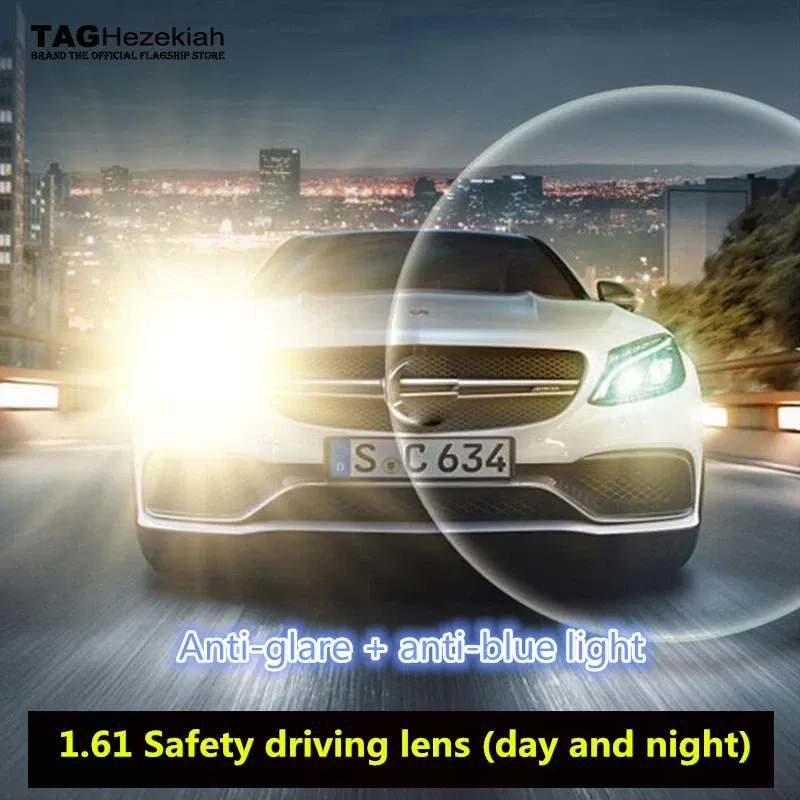 Lenses Color: Blue, Ships From: CHINA, Lens Index: 1.61 - 1.56/1.61/1.67 Anti-Blue Light And Anti-Glare Photochromic Myopia/Hyperopia/Astigmatism Prescription Lenses Relieve Glare Driv