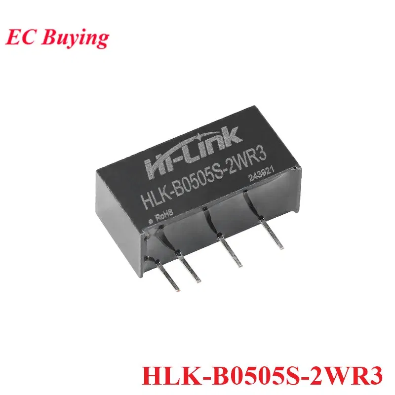 Color: Orange - DC-DC Isolated Switching Power Module 5V to 5V 9V 12V 2W Power Supply Short Circuit Protection HLK-B0505S-2WR3 HLK-B0512S-2WR3