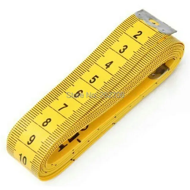 Color: army green - Top Quality Durable Soft 3 Meter 300 CM Sewing Tailor Tape Body Measure Ruler Dressmaking