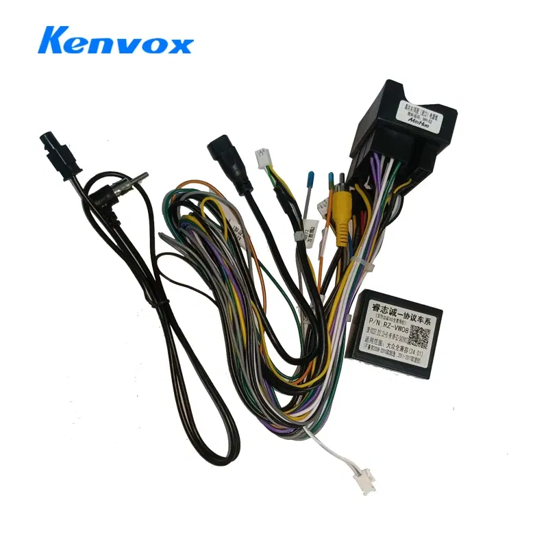 android Car radio Canbus Box Decoder For VW Volkswagen Golf 7 touran Passat skoda superd16 pin Wiring Harness Plug Power Cable