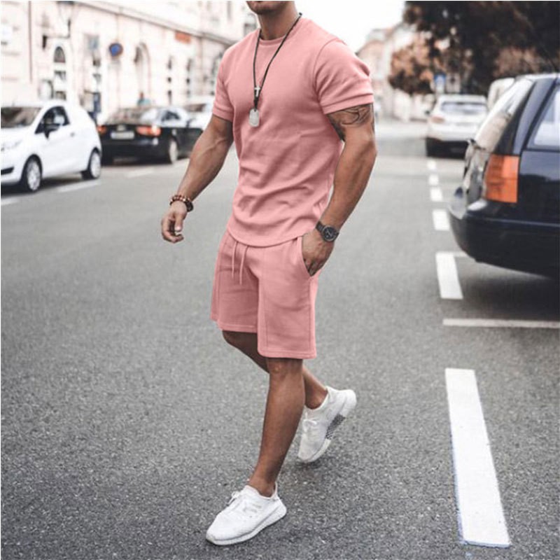 Ice Silk Male Casual Suit