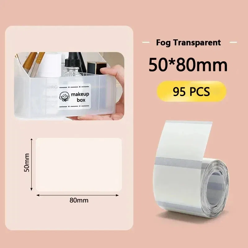 color: Aubergine - Niimbot Mini Printer Thermal Wire White/ Cable/Color/Round Sticker Self Adhesive Waterproof Sticker For B1 B21 B203