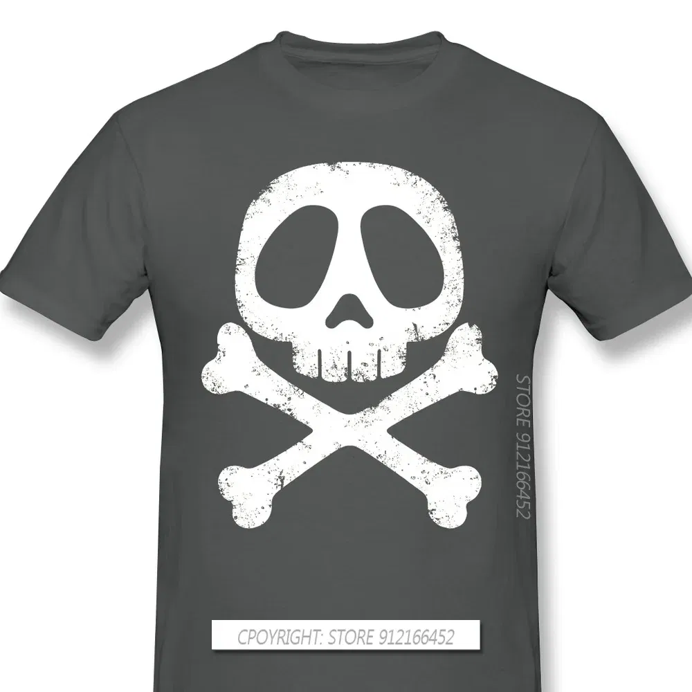 Color: Dark Grey, Size: XL - Cool Black TShirt Space Pirate Captain Harlock Arcadia Kei Yuki Anime Homme T-Shirts Tee Pure Cotton Oversize Short Sleeve