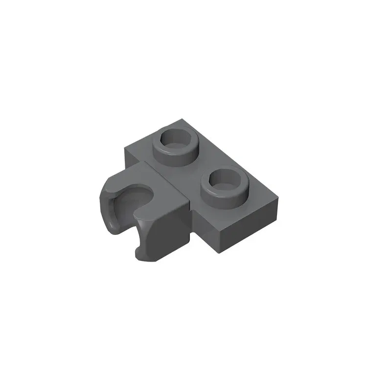 Color: green - MOC PARTS GDS-850 Plate, Modified 1 x 2 with Small Tow Ball Socket on Side compatible with lego 14704 pieces of children's toys