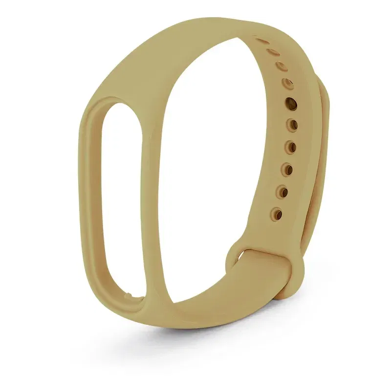 Band Color: Ivory, Band Width: 18mm, Ships From: CHINA - Silicone Watch Strap For Xiaomi Mi Band 7 6 5 4 3 Wristband Bracelet Wrist Straps MiBand 3/4 band5 band6 Smartwatch Accessories