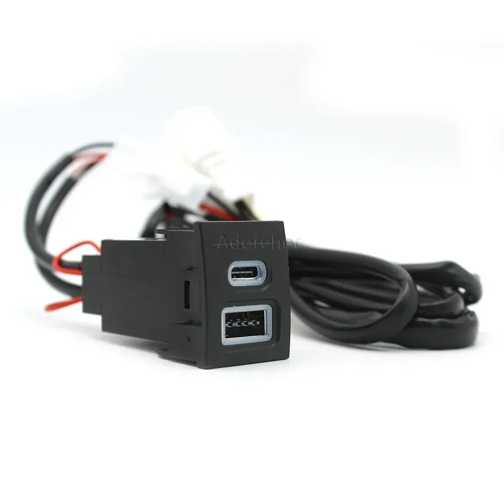 Fast Charger Car QC3.0 USB Type-c Interface Adapter Modified Charging Interface Socket for VW POLO 2004-2011 Accessories